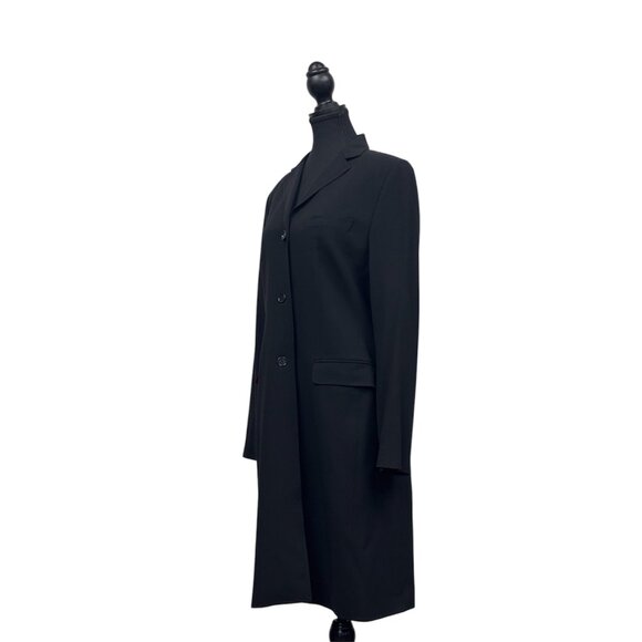 Dolce and Gabbana Long Black Blazer-Like Coat | Size 46 - Picture 3 of 7